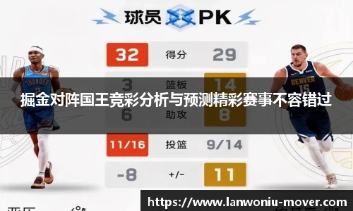 掘金对阵国王竞彩分析与预测精彩赛事不容错过